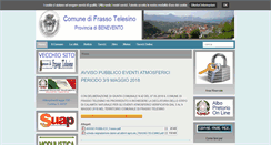 Desktop Screenshot of comune.frassotelesino.bn.it